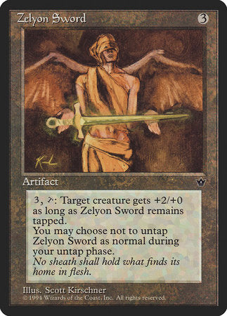 Zelyon Sword [Fallen Empires] | Cards and Coasters CA