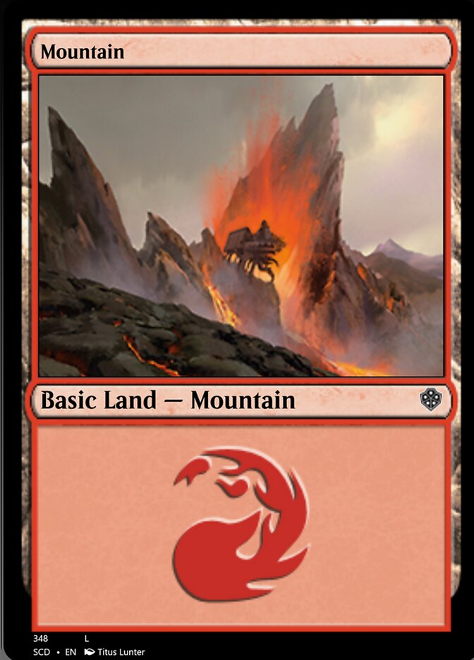 Mountain (348) [Starter Commander Decks] | Cards and Coasters CA