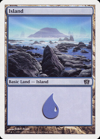 Island (335) [Eighth Edition] | Cards and Coasters CA