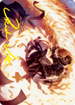 Revel in Silence Art Card (Gold-Stamped Signature) [Strixhaven: School of Mages Art Series] | Cards and Coasters CA