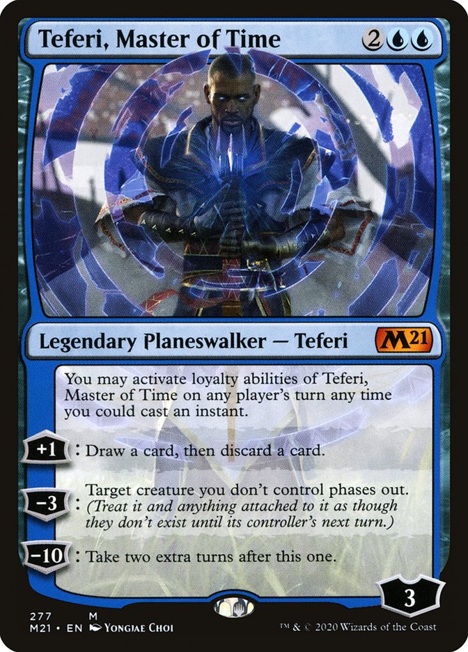 Teferi, Master of Time (277) [Core Set 2021] | Cards and Coasters CA