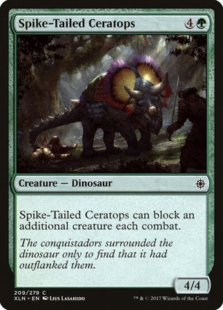 Spike-Tailed Ceratops [Ixalan] | Cards and Coasters CA