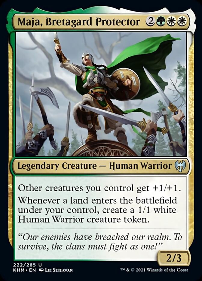 Maja, Bretagard Protector [Kaldheim] | Cards and Coasters CA