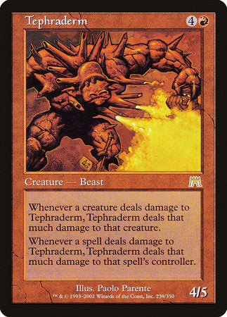 Tephraderm [Onslaught] | Cards and Coasters CA