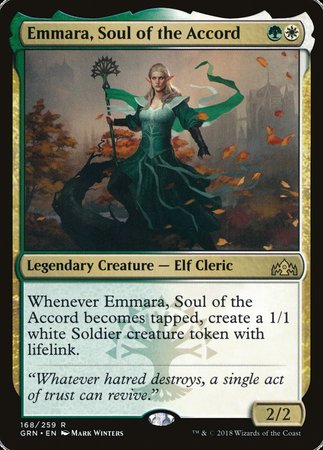 Emmara, Soul of the Accord [Guilds of Ravnica] | Cards and Coasters CA