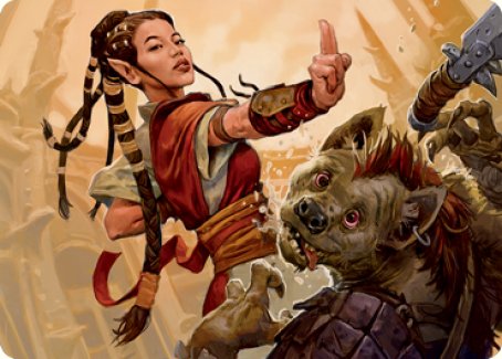 Half-Elf Monk Art Card [Dungeons & Dragons: Adventures in the Forgotten Realms Art Series] | Cards and Coasters CA