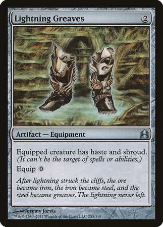 Lightning Greaves [Commander 2011] | Cards and Coasters CA