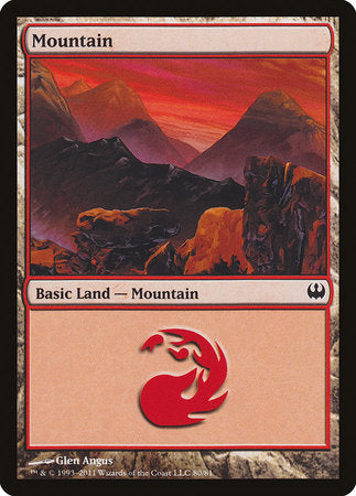 Mountain (80) [Duel Decks: Knights vs. Dragons] | Cards and Coasters CA