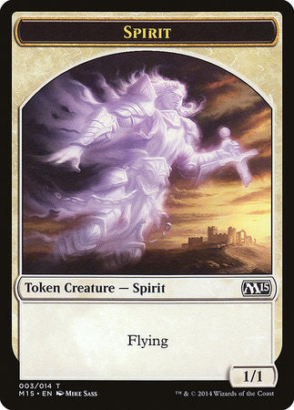 Spirit Token [Magic 2015 Tokens] | Cards and Coasters CA