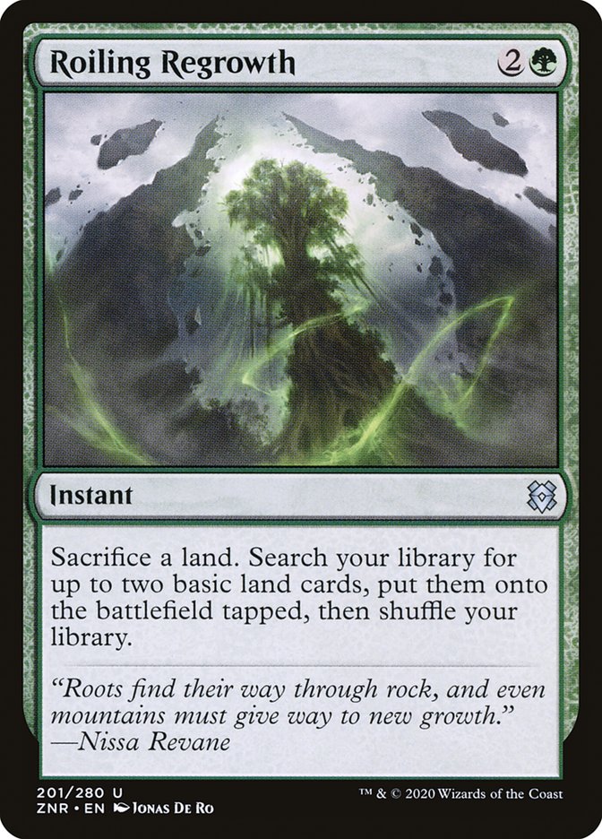 Roiling Regrowth [Zendikar Rising] | Cards and Coasters CA