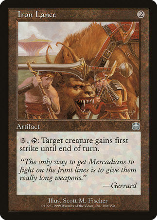 Iron Lance [Mercadian Masques] | Cards and Coasters CA
