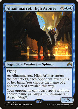 Alhammarret, High Arbiter [Magic Origins] | Cards and Coasters CA