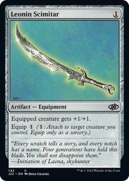 Leonin Scimitar [Jumpstart 2022] | Cards and Coasters CA