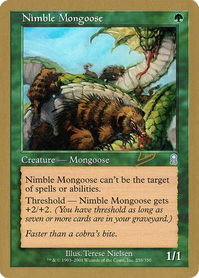 Nimble Mongoose (Raphael Levy) [World Championship Decks 2002] | Cards and Coasters CA