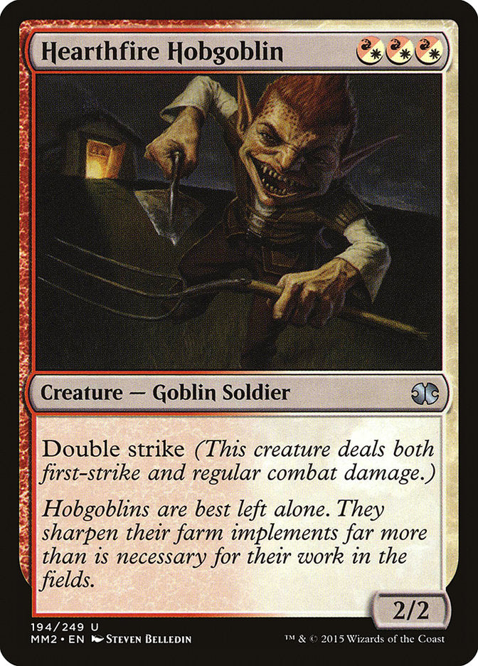 Hearthfire Hobgoblin [Modern Masters 2015] | Cards and Coasters CA