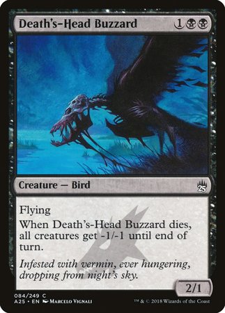 Death's-Head Buzzard [Masters 25] | Cards and Coasters CA