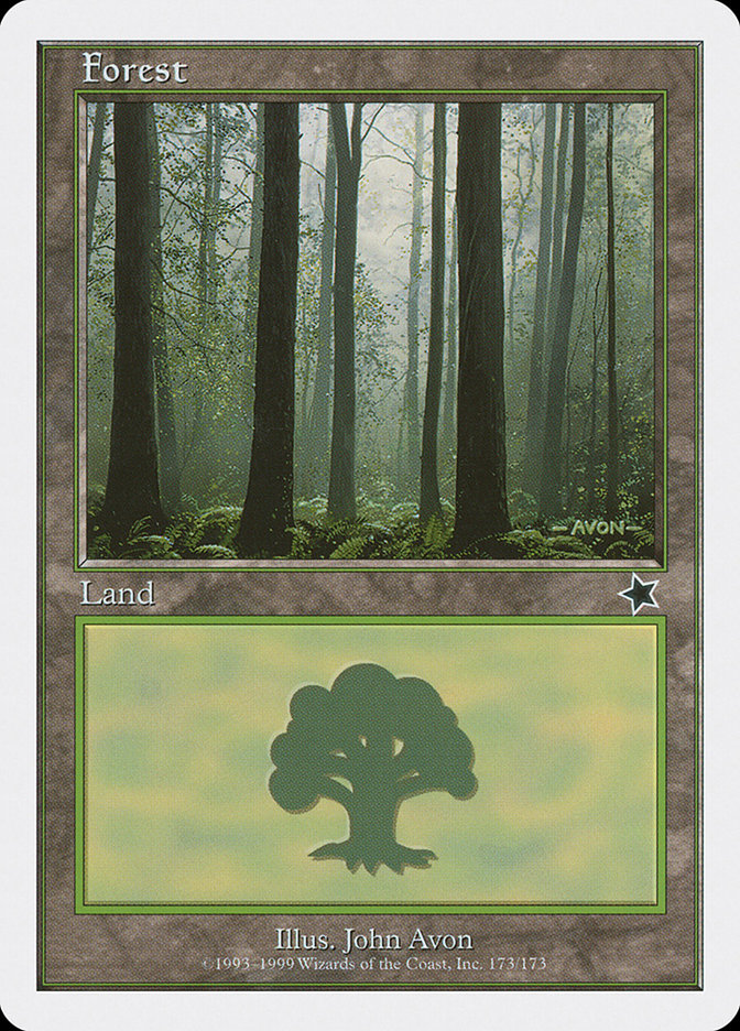 Forest (173) [Starter 1999] | Cards and Coasters CA