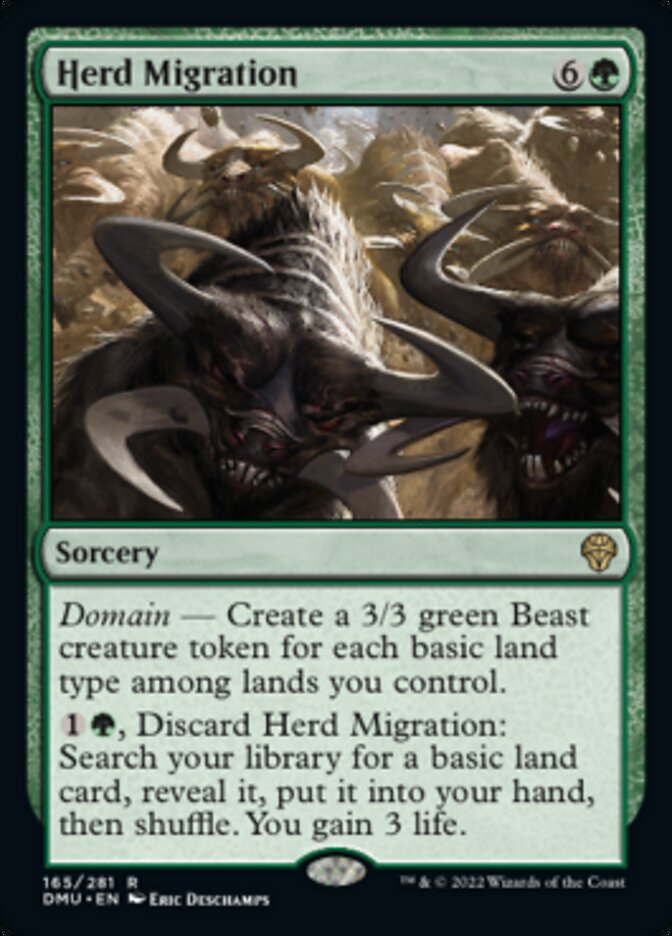 Herd Migration [Dominaria United] | Cards and Coasters CA