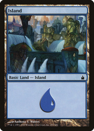 Island (293) [Ravnica: City of Guilds] | Cards and Coasters CA