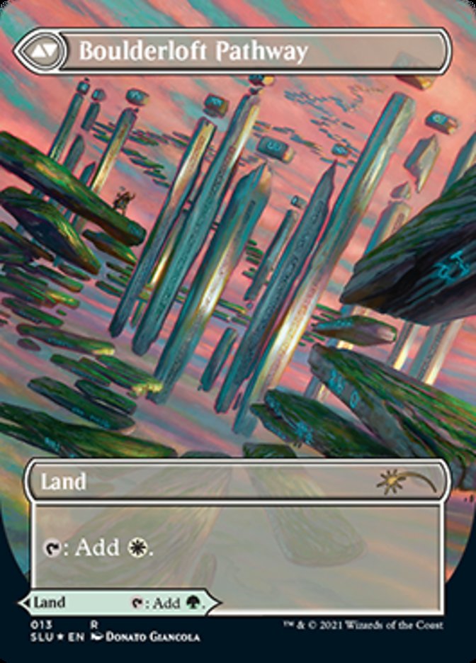 Branchloft Pathway // Boulderloft Pathway (Borderless) [Secret Lair: Ultimate Edition 2] | Cards and Coasters CA