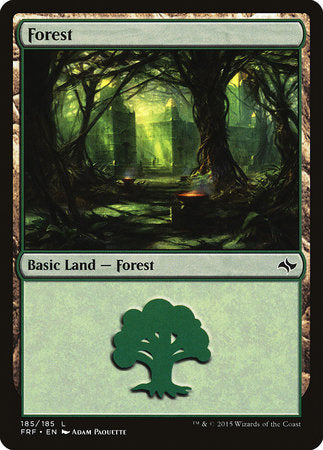 Forest (185) [Fate Reforged] | Cards and Coasters CA