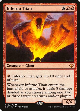 Inferno Titan [Archenemy: Nicol Bolas] | Cards and Coasters CA