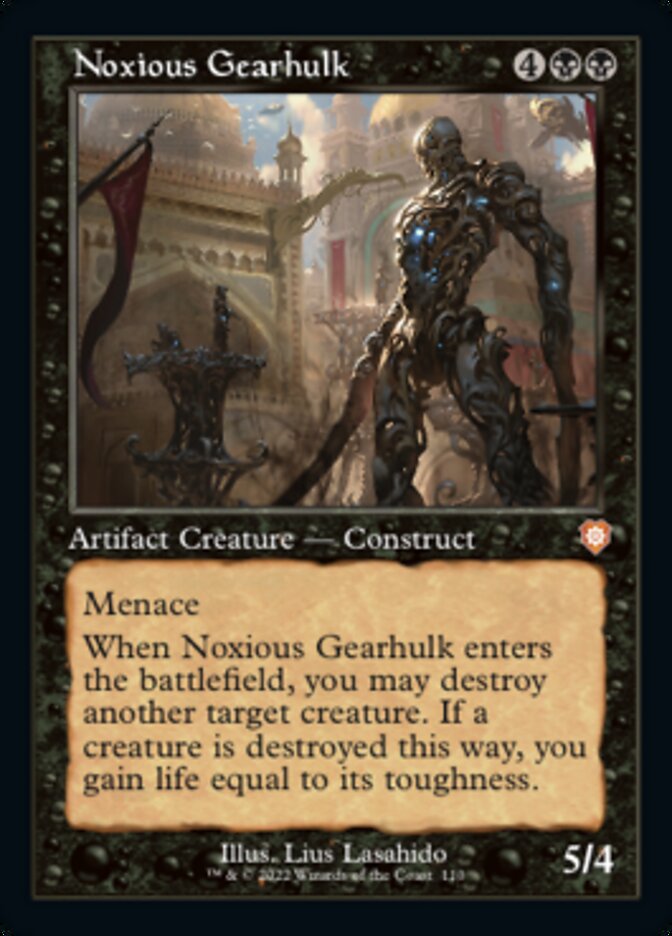 Noxious Gearhulk (Retro) [The Brothers' War Commander] | Cards and Coasters CA