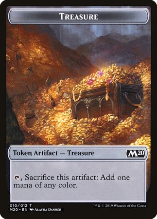 Treasure Token [Core Set 2020 Tokens] | Cards and Coasters CA