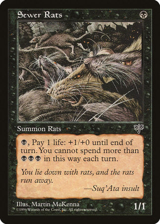 Sewer Rats [Mirage] | Cards and Coasters CA