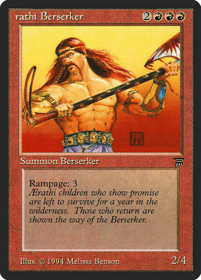 Aerathi Berserker [Legends] | Cards and Coasters CA