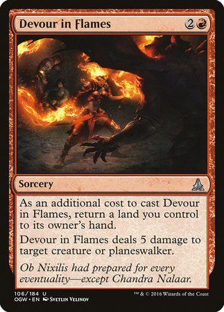 Devour in Flames [Oath of the Gatewatch] | Cards and Coasters CA