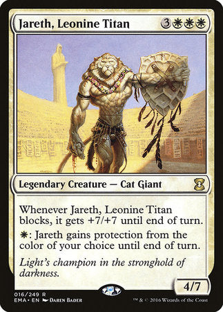 Jareth, Leonine Titan [Eternal Masters] | Cards and Coasters CA