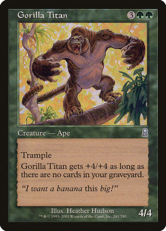 Gorilla Titan [Odyssey] | Cards and Coasters CA