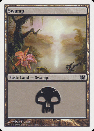 Swamp (341) [Ninth Edition] | Cards and Coasters CA