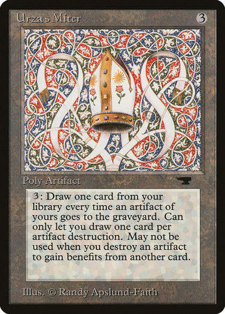 Urza's Miter [Antiquities] | Cards and Coasters CA