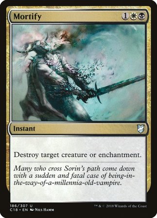 Mortify [Commander 2018] | Cards and Coasters CA