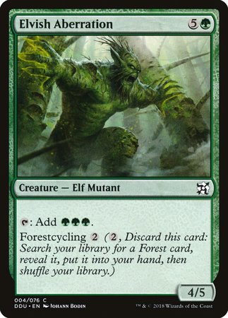 Elvish Aberration [Duel Decks: Elves vs. Inventors] | Cards and Coasters CA