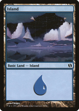 Island (79) [Duel Decks: Elspeth vs. Tezzeret] | Cards and Coasters CA