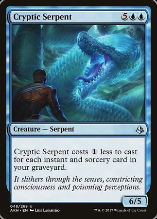 Cryptic Serpent [Amonkhet] | Cards and Coasters CA