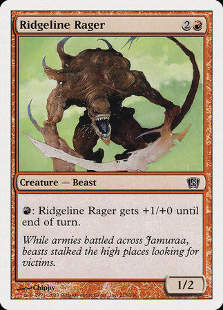 Ridgeline Rager [Eighth Edition] | Cards and Coasters CA