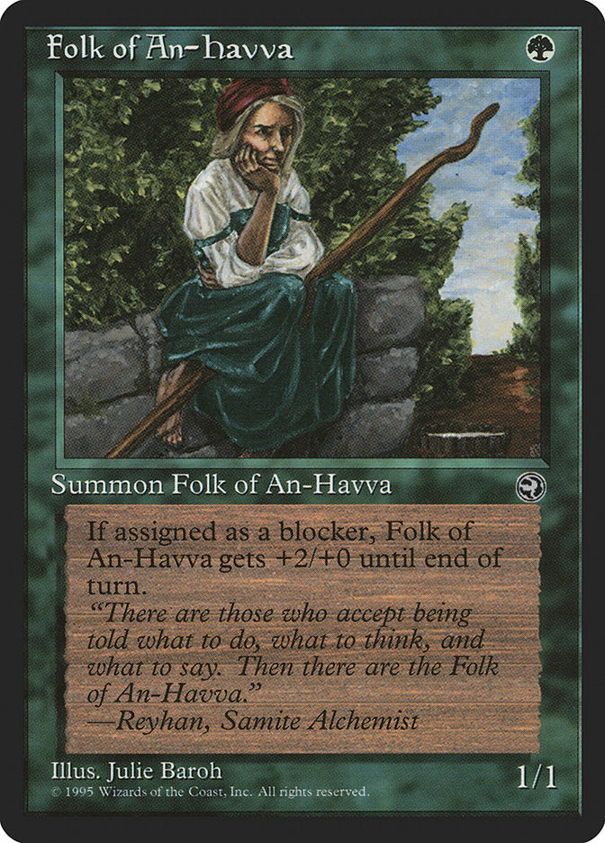 Folk of An-Havva (Reyhan Flavor Text) [Homelands] | Cards and Coasters CA