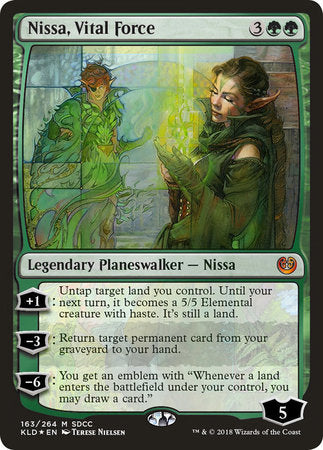 Nissa, Vital Force (SDCC 2018 EXCLUSIVE) [San Diego Comic-Con 2018] | Cards and Coasters CA