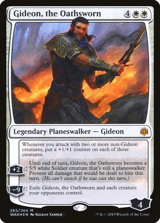 Gideon, the Oathsworn [War of the Spark] | Cards and Coasters CA