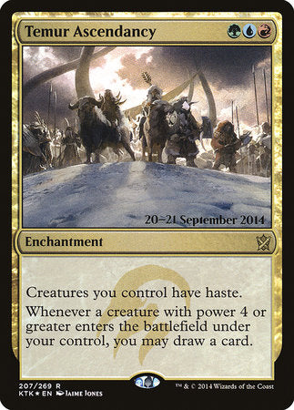 Temur Ascendancy [Khans of Tarkir Promos] | Cards and Coasters CA