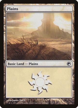 Plains (231) [Scars of Mirrodin] | Cards and Coasters CA