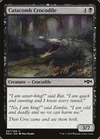 Catacomb Crocodile [Ravnica Allegiance] | Cards and Coasters CA