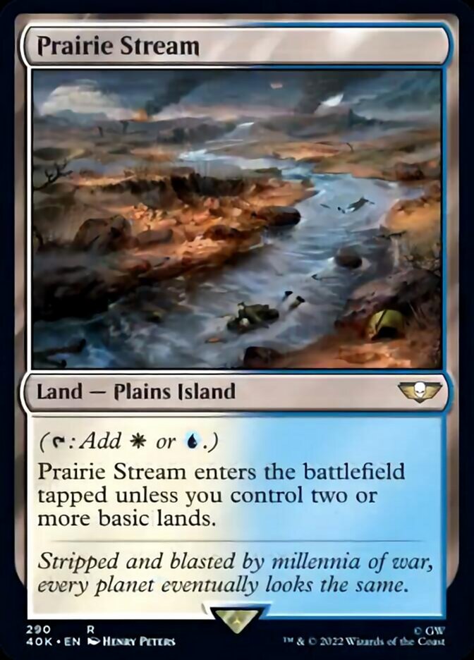 Prairie Stream [Universes Beyond: Warhammer 40,000] | Cards and Coasters CA