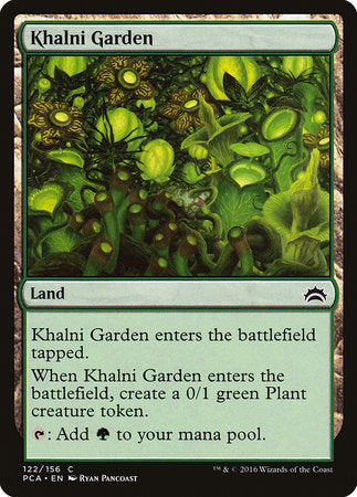 Khalni Garden [Planechase Anthology] | Cards and Coasters CA