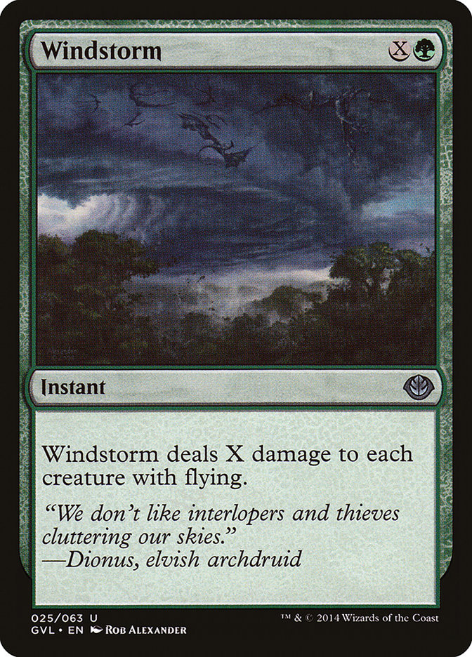 Windstorm (Garruk vs. Liliana) [Duel Decks Anthology] | Cards and Coasters CA