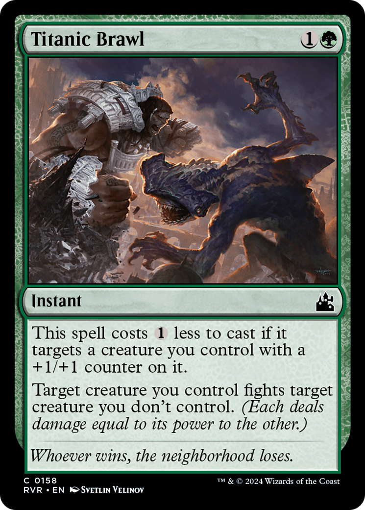 Titanic Brawl [Ravnica Remastered] | Cards and Coasters CA